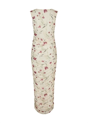 Corilina Artist mesh kjole Creme Neo Noir 